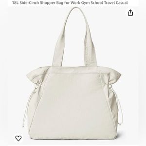 Unopened unused side cinch bag Ivory color